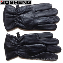 Warm Winter Full Finger Leather Gants minces Nouvelle mode